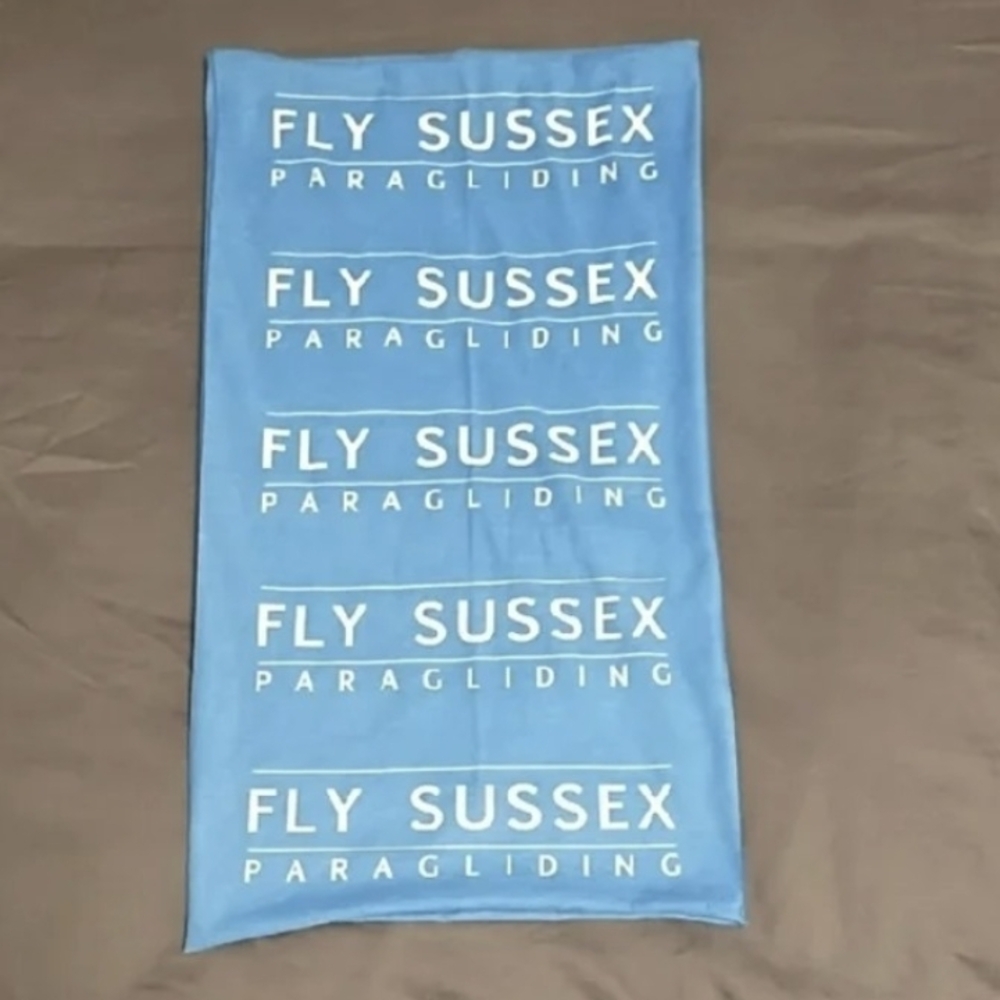 Fly Sussex Paragliding Blue Scarf/Headwrap